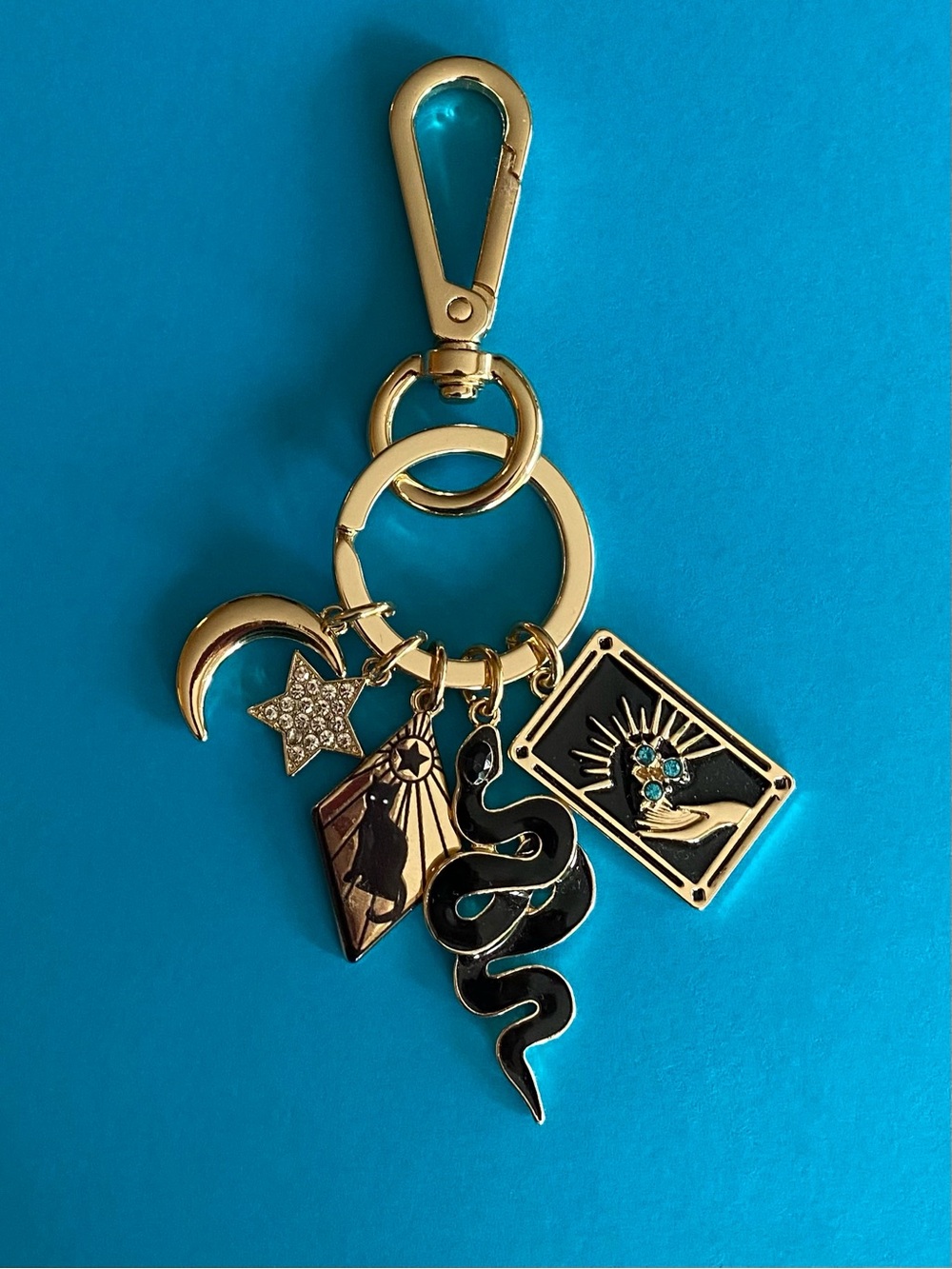 True to Form Tarot Bag Charm Keychain.